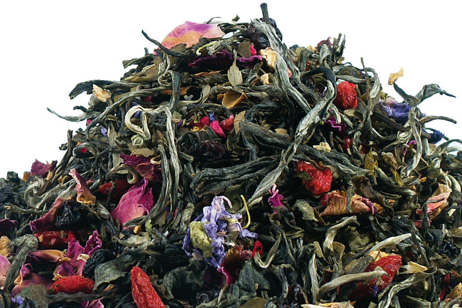 N°100 - Thé Blanc Infusion Framboise Goji Bergamote - Blanc du Dragon