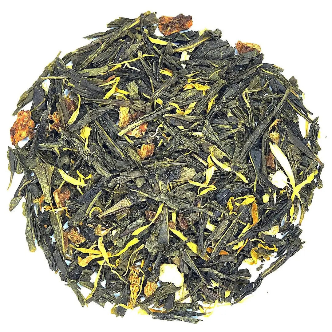 N°113 - Thé Vert Gingembre Citron Soucis BIO - Gingembre Citron