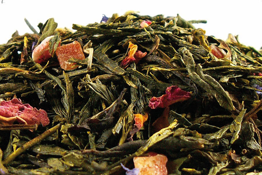 N°308 -Thé vert aromatisé fraise, pêche, ananas Hasenfuss