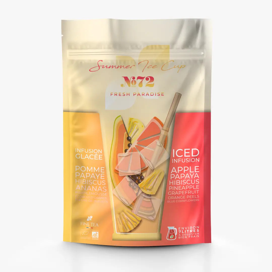 N°72 - Fresh Paradise - Infusion glacé  Pomme Papaye BIO