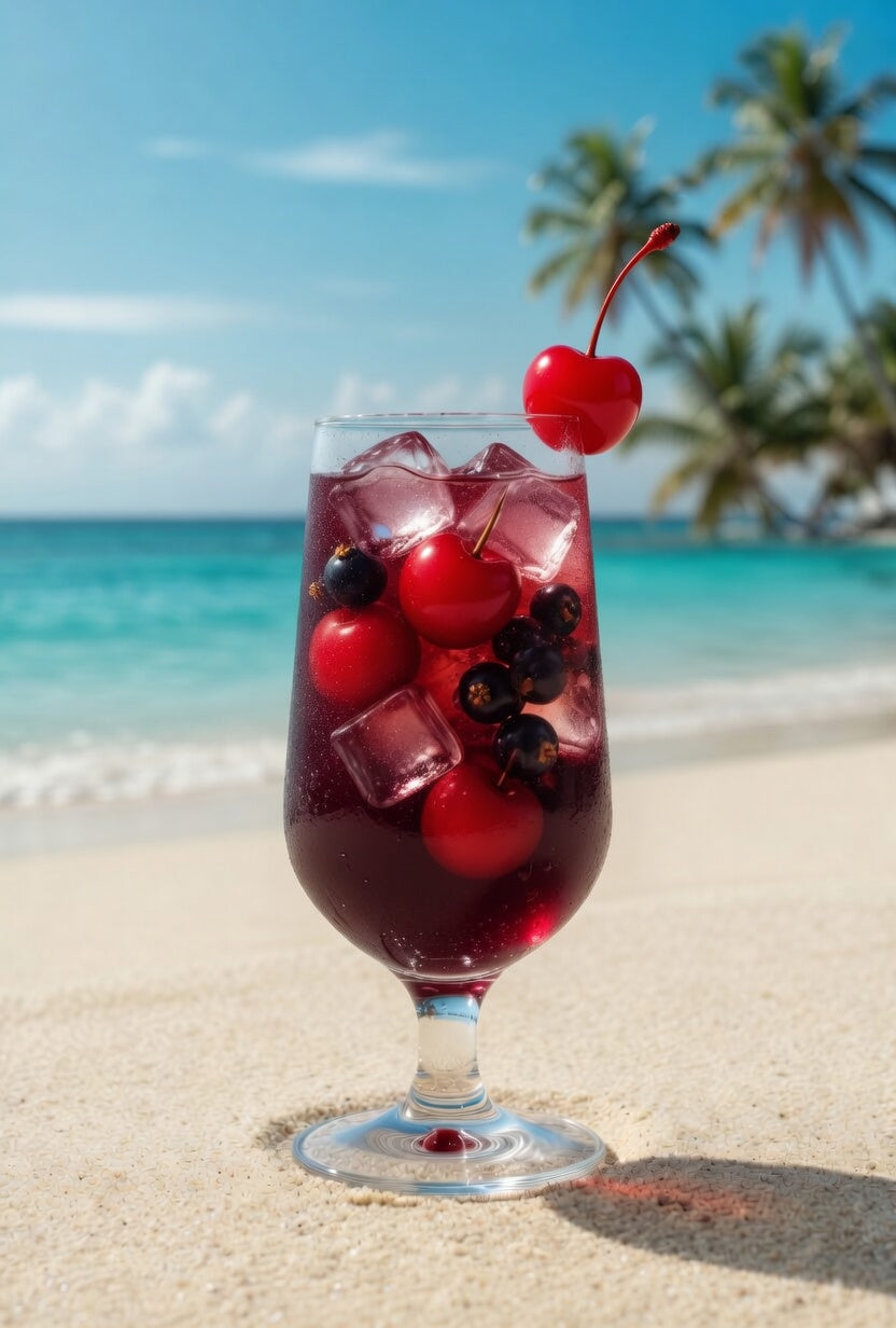 N°73 - Fresh cherry - Infusion "Thé glacé" Cerise Raisin Cassis