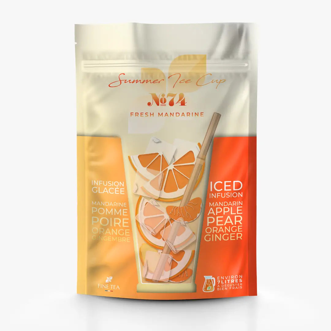 N°74 - Fresh Mandarine  -Infusion "Thé glacé" Mandarine Poire